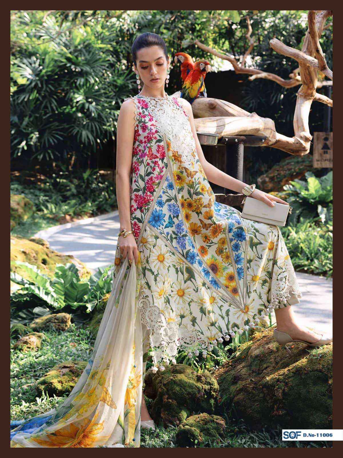 Shree Om Fab Saira Rizwan Vol 11 Wholesale Price 6 Pcs Catalogue