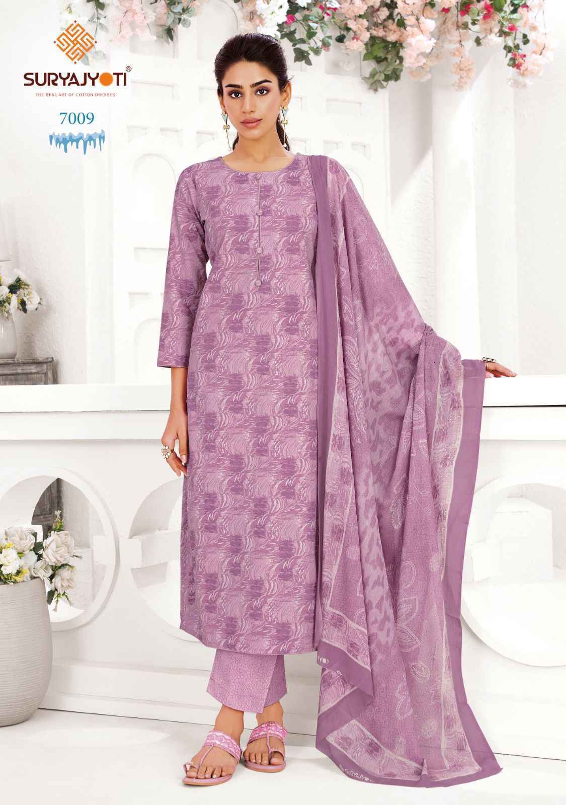 Suryajyoti Ice Look Vol 7 Readymade Cotton Suits Wholesale Price (10 pcs Catalogue )
