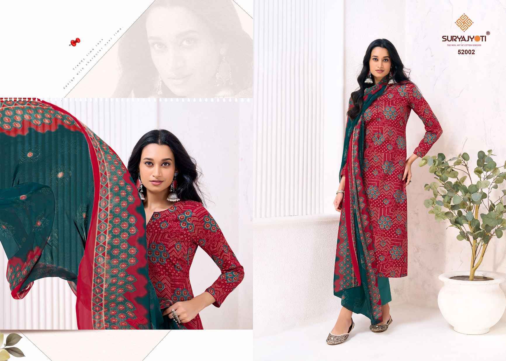 Suryajyoti Naishaa Vol 52 Jam Satin Dress Material Wholesale Price 10 pcs Catalogue
