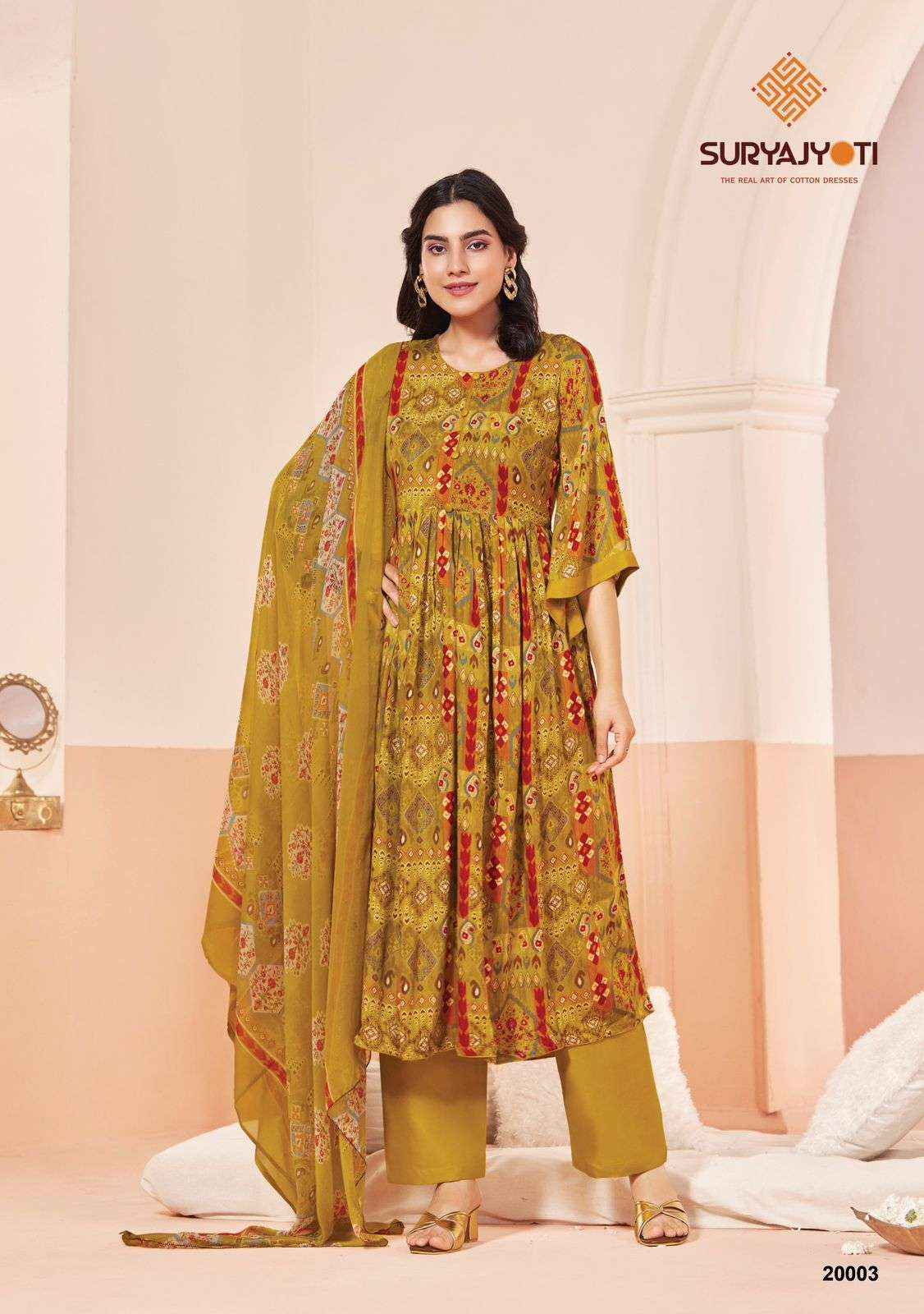 Suryajyoti Princess Vol 20 Rayon Dress Material Wholesale Price ( 10 Pcs Catalogue )