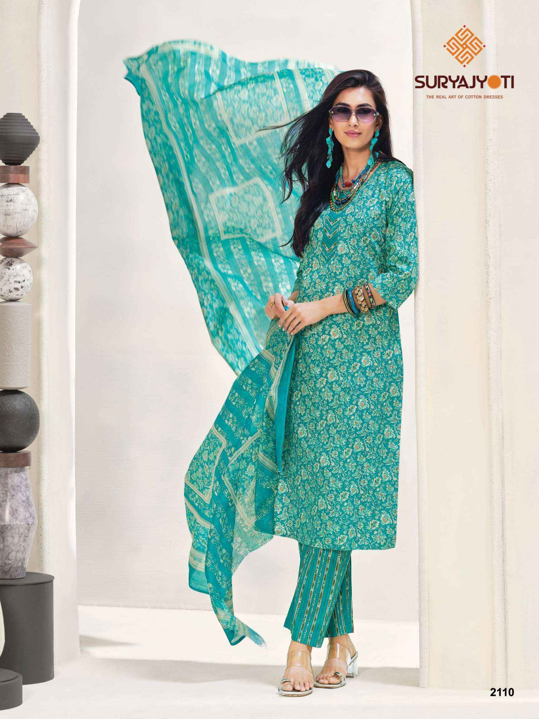 Suryajyoti Zion Cotton Vol 21 Cotton Dress Material Wholesale Price