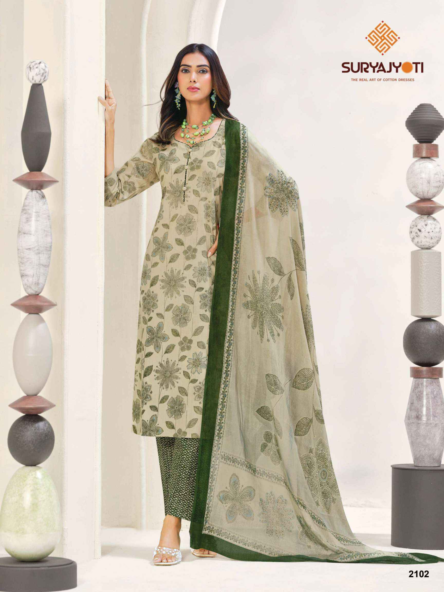Suryajyoti Zion Cotton Vol 21 Cotton Dress Material Wholesale Price