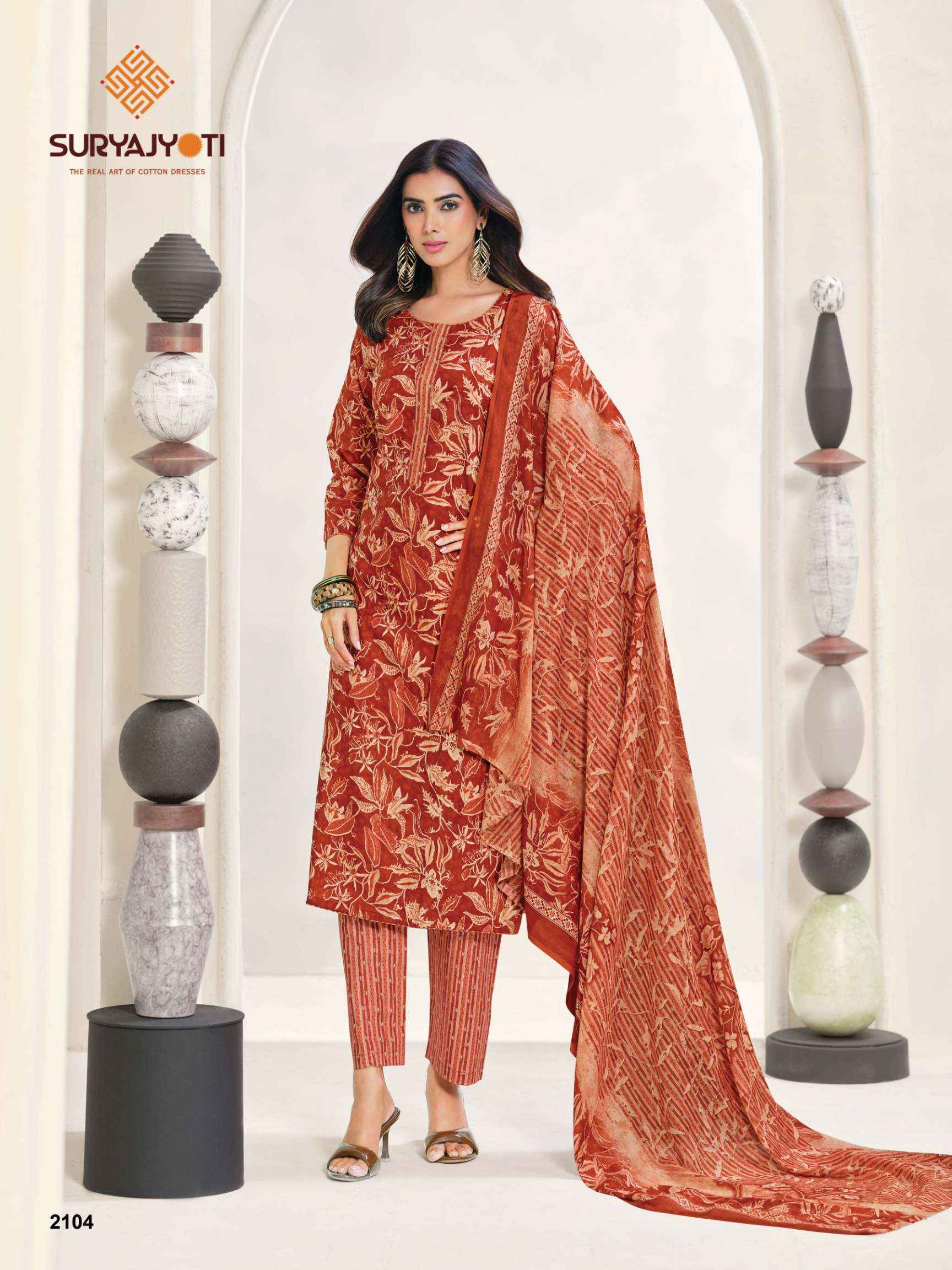 Suryajyoti Zion Cotton Vol 21 Cotton Dress Material Wholesale Price