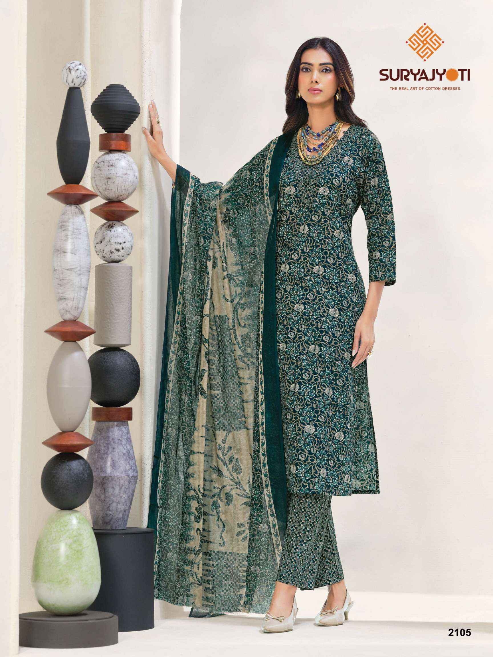 Suryajyoti Zion Cotton Vol 21 Cotton Dress Material Wholesale Price