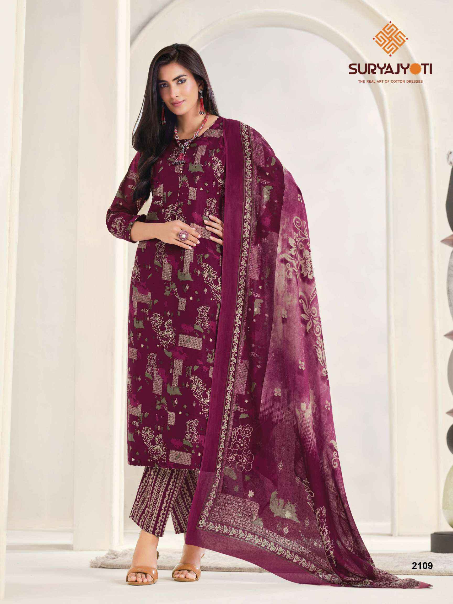 Suryajyoti Zion Cotton Vol 21 Cotton Dress Material Wholesale Price