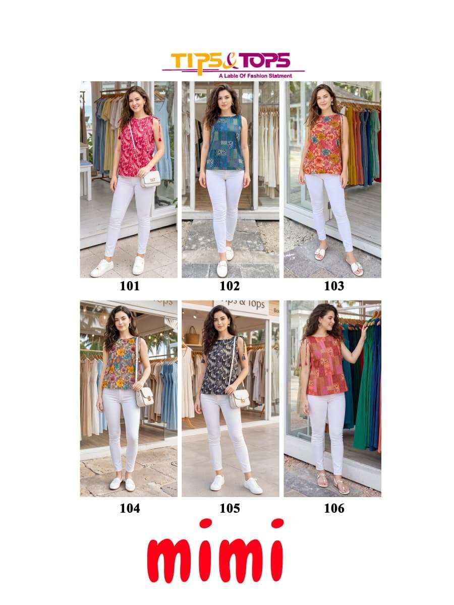 Tips And Tops MiMi Cotton Tops Wholesale Price