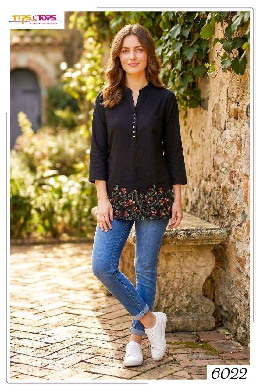 Tips & Tops Polo Rayon Weastern Top Wholesale Price ( 6 pcs Catalogue )