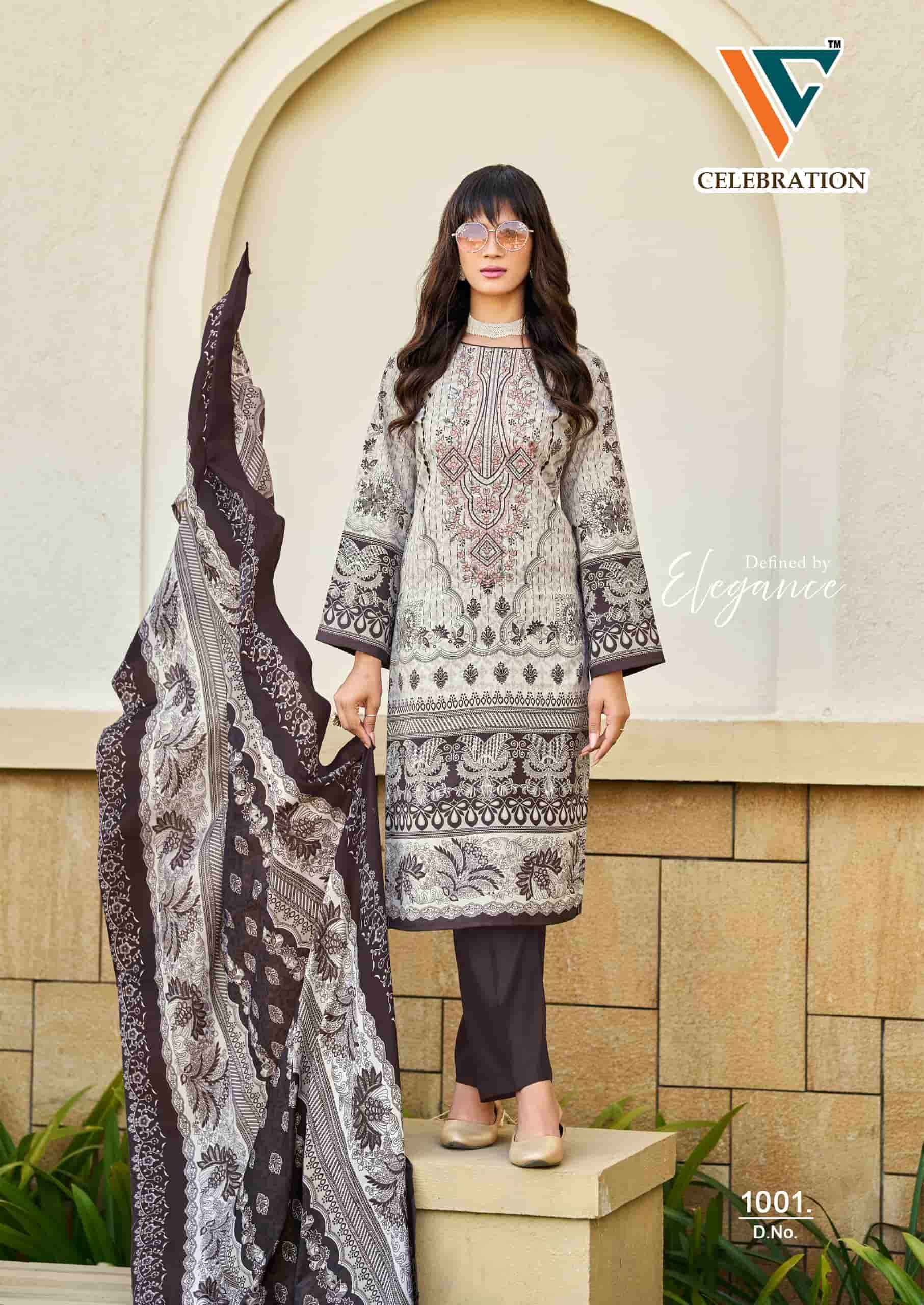 Vandana Fashion Celebration Vol 1 Designer Printed Cotton Dress Material Wholesale Collection ( 8 Pcs Catalog )
