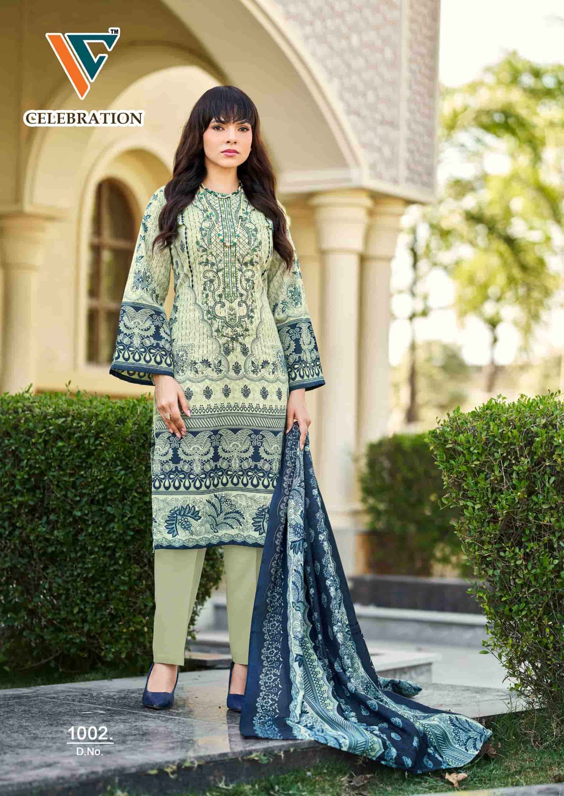 Vandana Fashion Celebration Vol 1 Designer Printed Cotton Dress Material Wholesale Collection ( 8 Pcs Catalog )