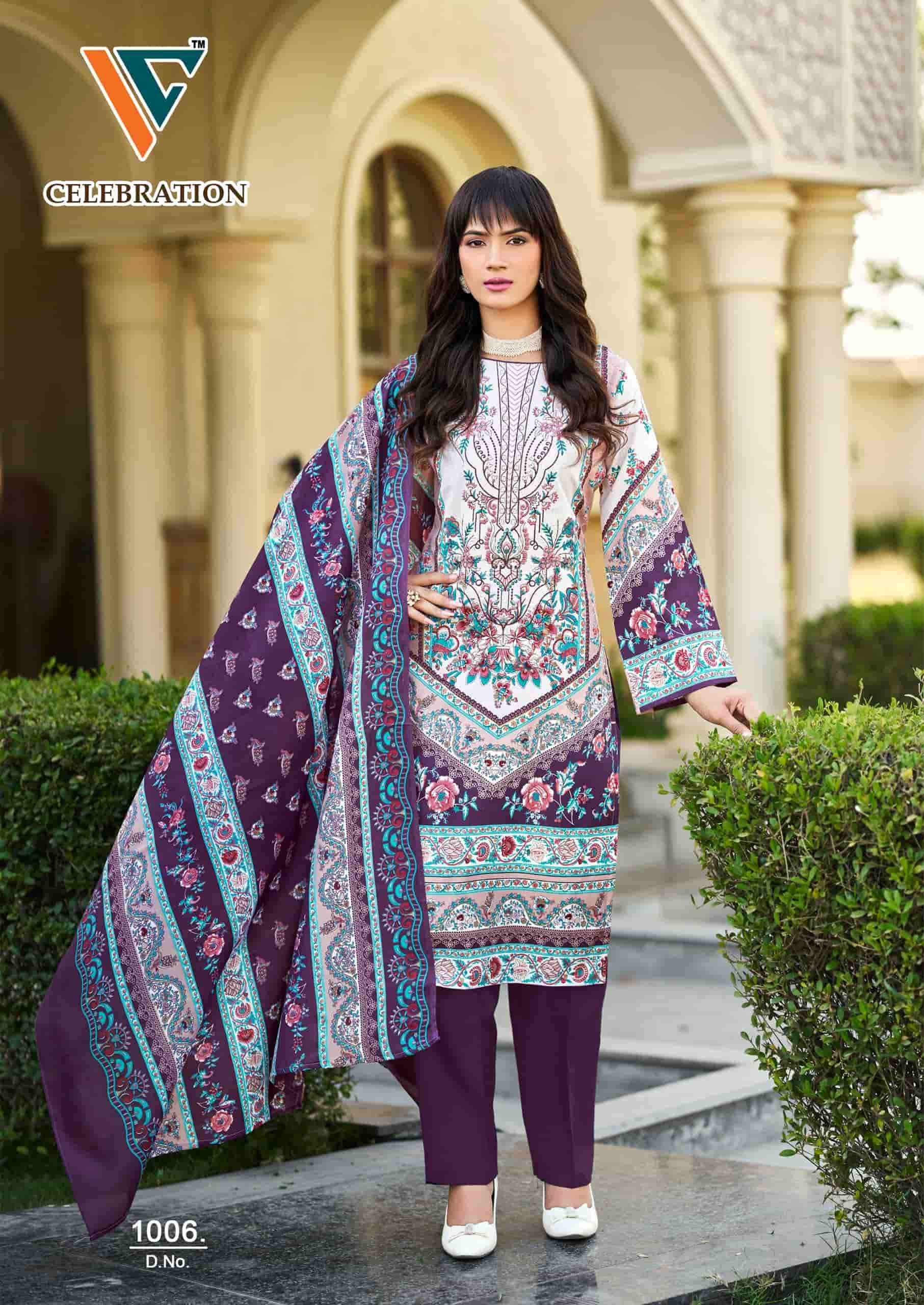 Vandana Fashion Celebration Vol 1 Designer Printed Cotton Dress Material Wholesale Collection ( 8 Pcs Catalog )