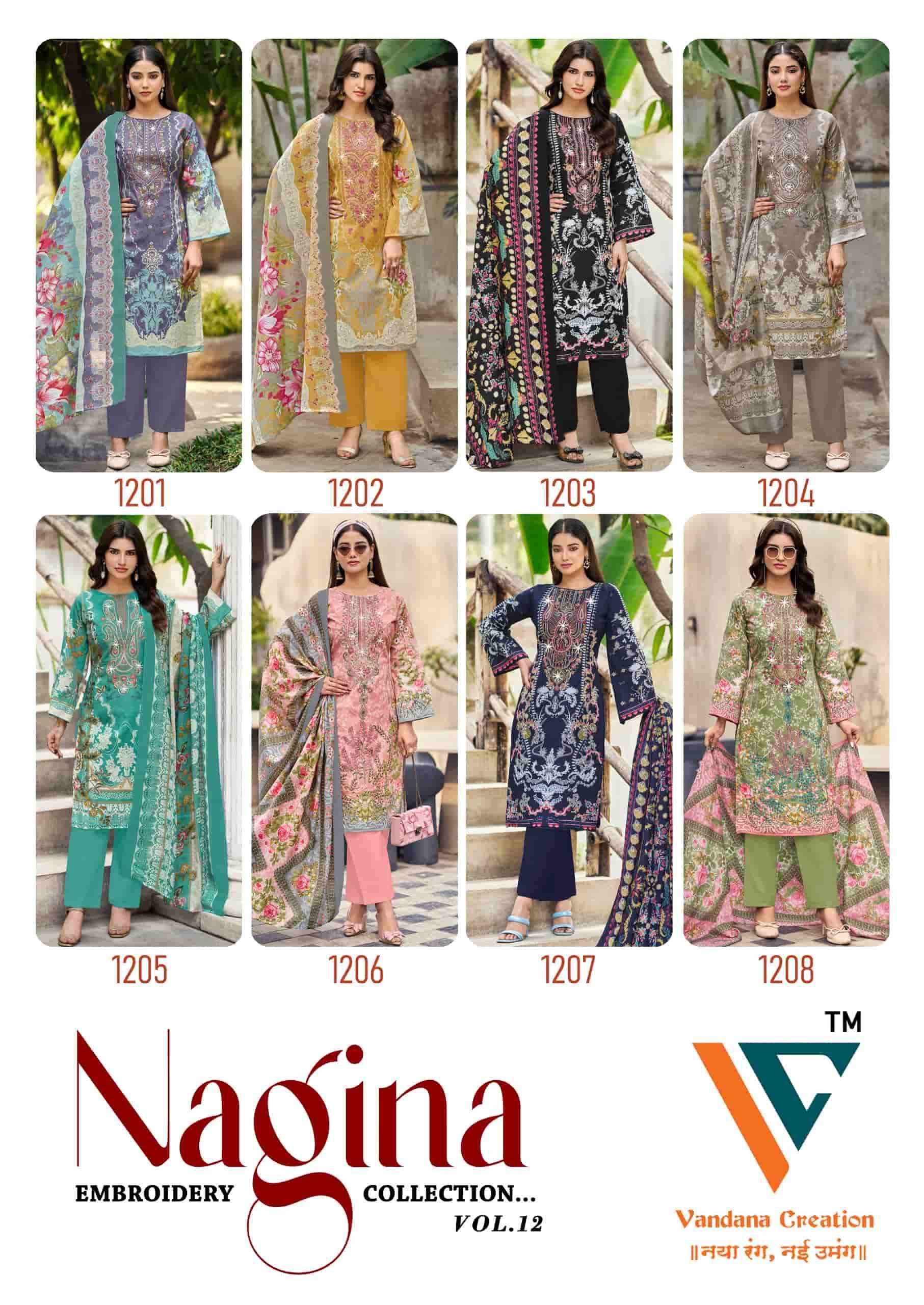 Vandana Fashion Nagina Vol 12 Unstitch Cotton Dress Material Catalog Suppliers