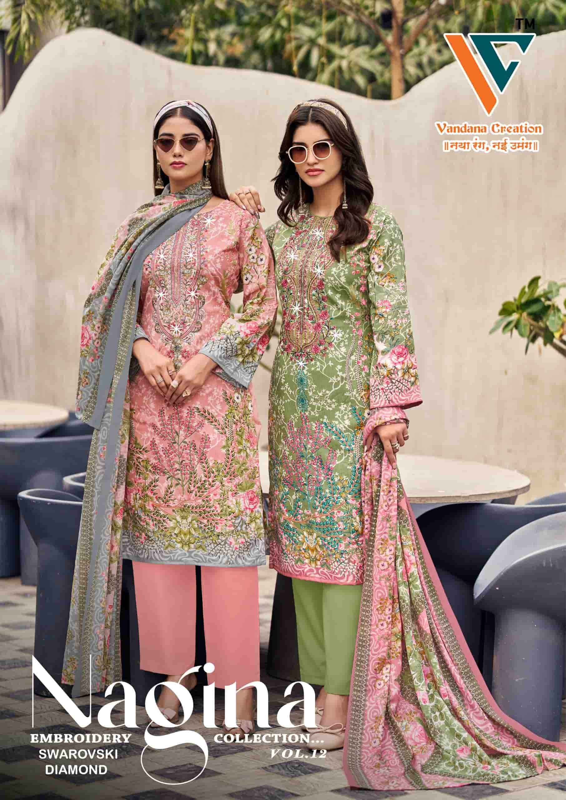 Vandana Fashion Nagina Vol 12 Unstitch Cotton Dress Material Catalog Suppliers