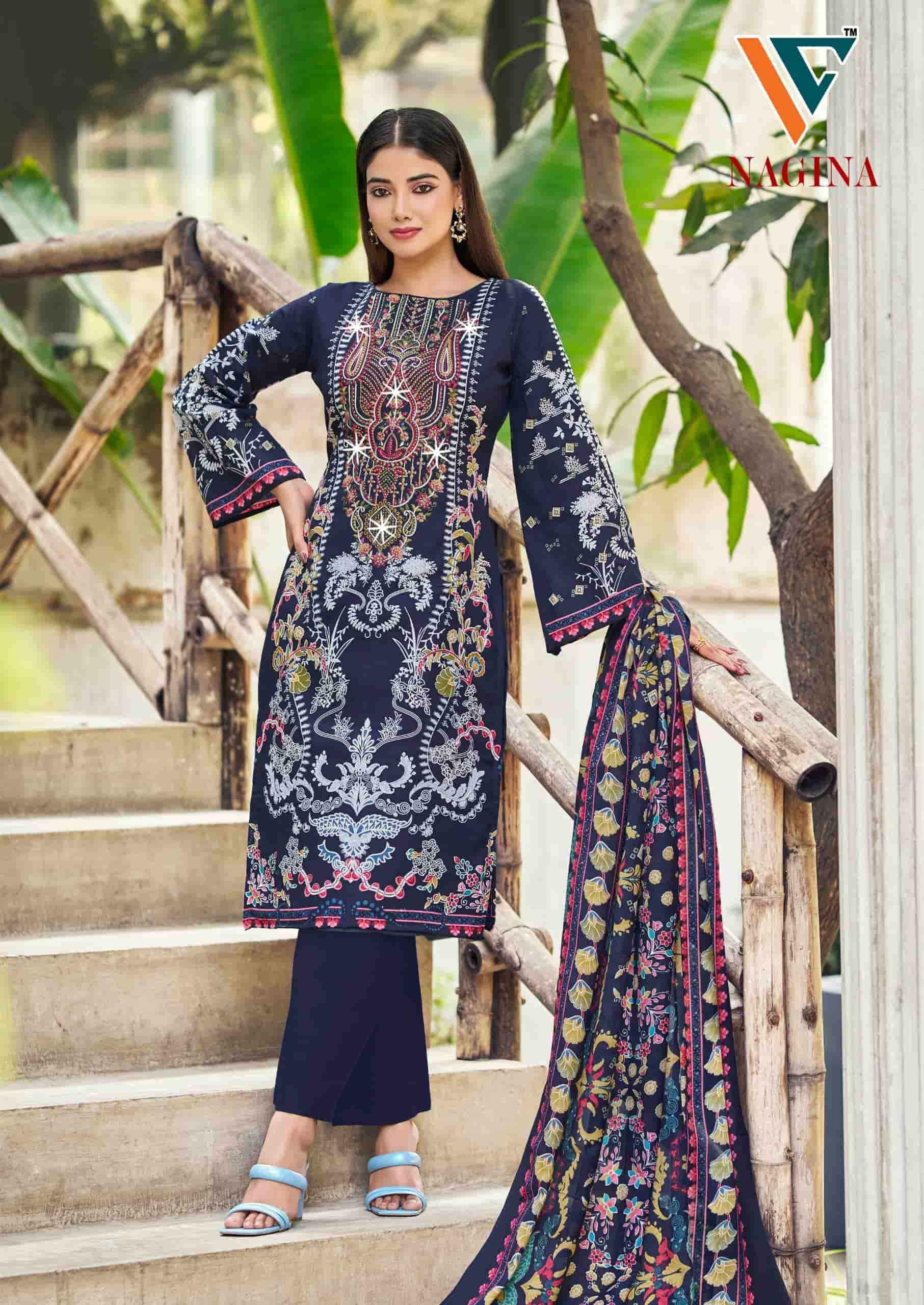 Vandana Fashion Nagina Vol 12 Unstitch Cotton Dress Material Catalog Suppliers