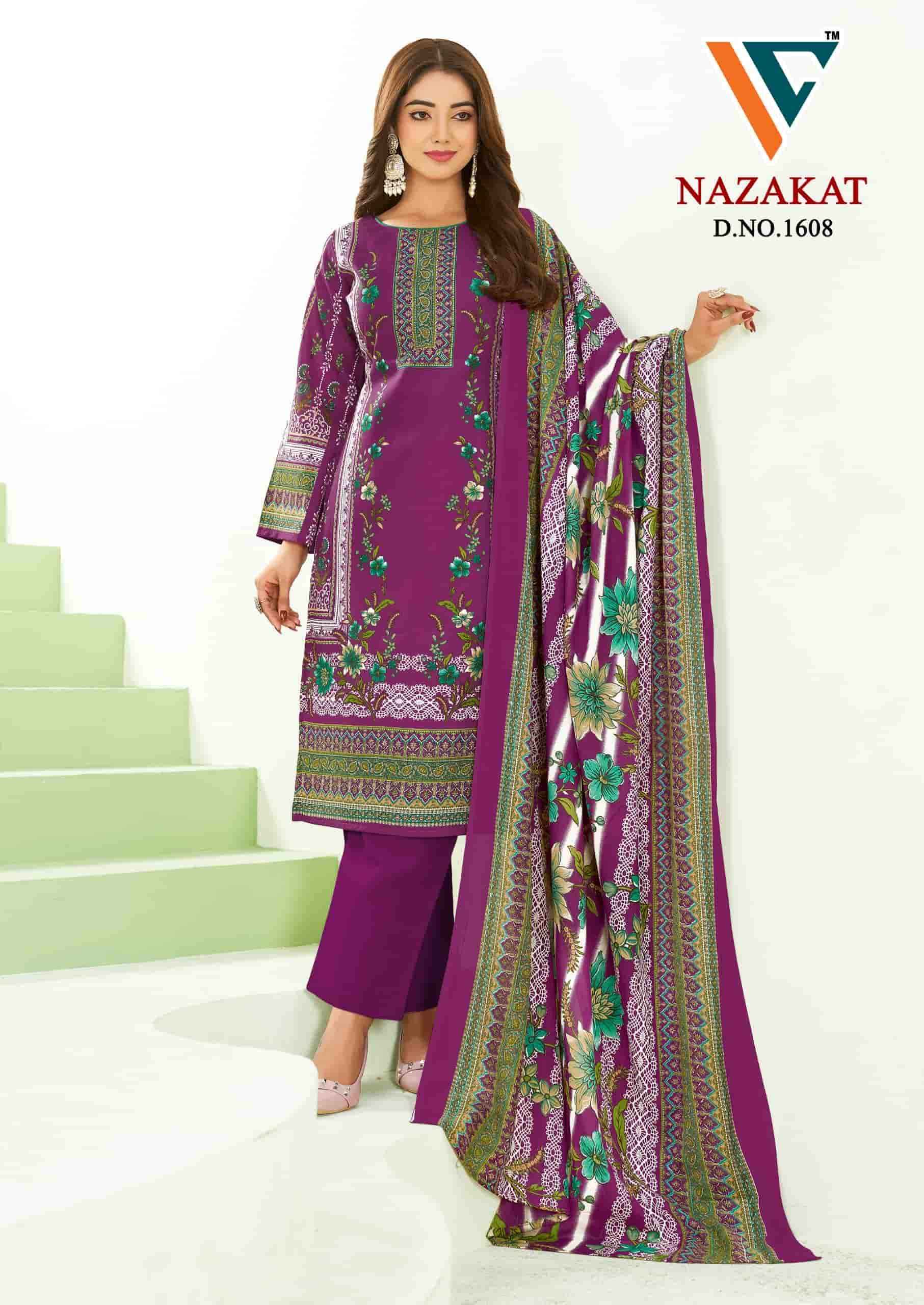 Vandana Fashion Nazakat Vol 16 Printed Cotton Dress Material Wholesale Collection ( 8 Pcs Catalog )