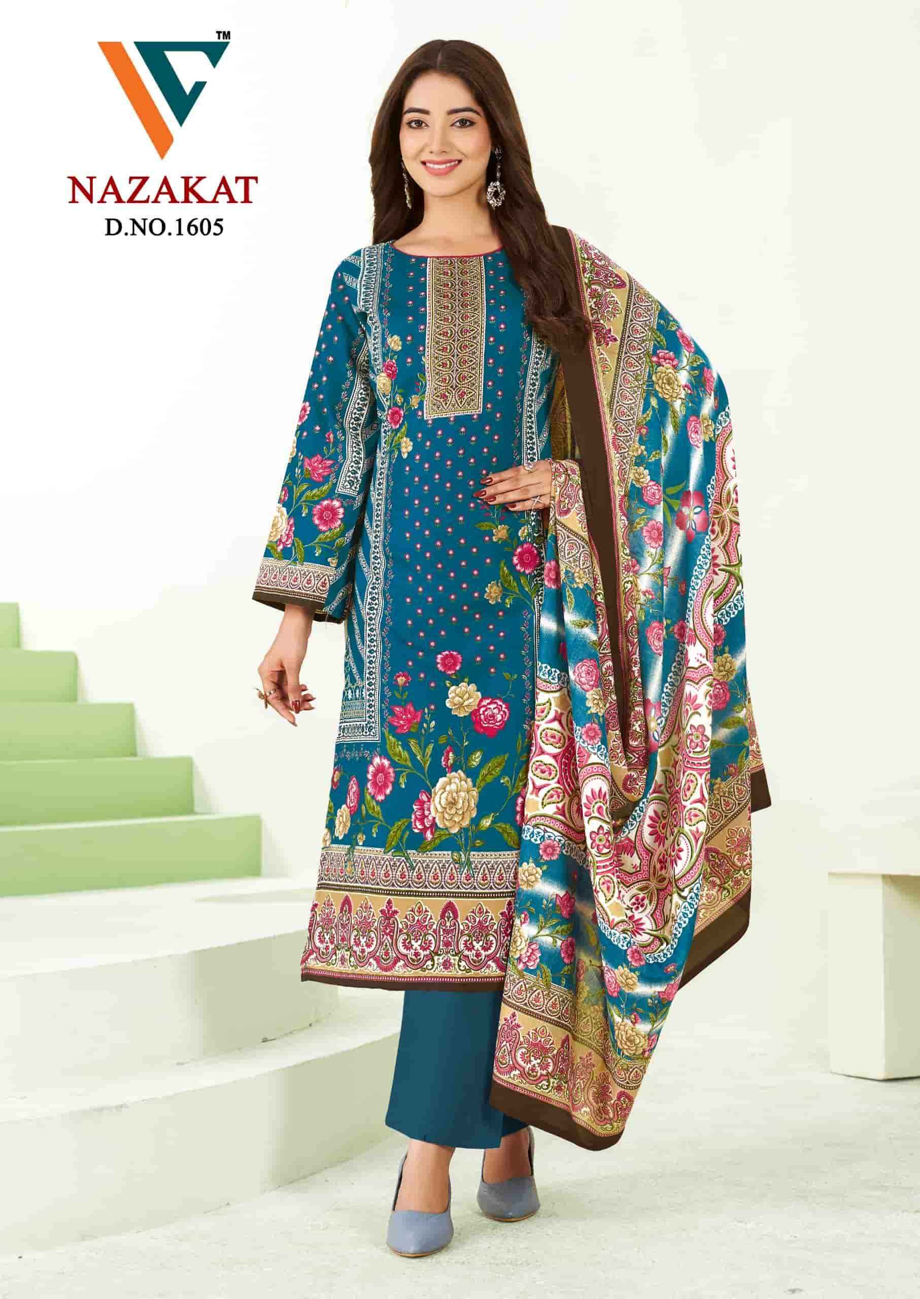 Vandana Fashion Nazakat Vol 16 Printed Cotton Dress Material Wholesale Collection ( 8 Pcs Catalog )