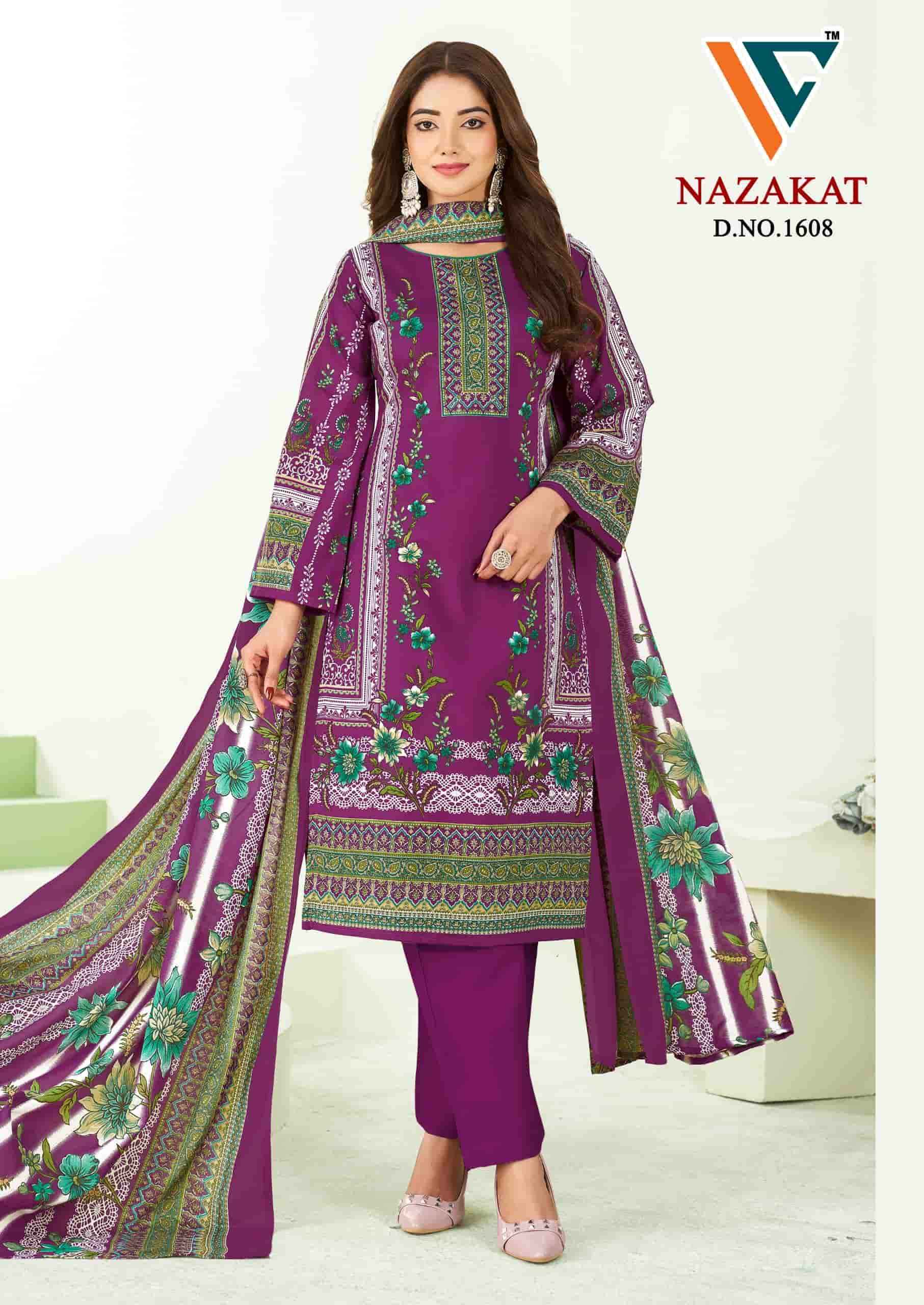 Vandana Fashion Nazakat Vol 16 Printed Cotton Dress Material Wholesale Collection ( 8 Pcs Catalog )