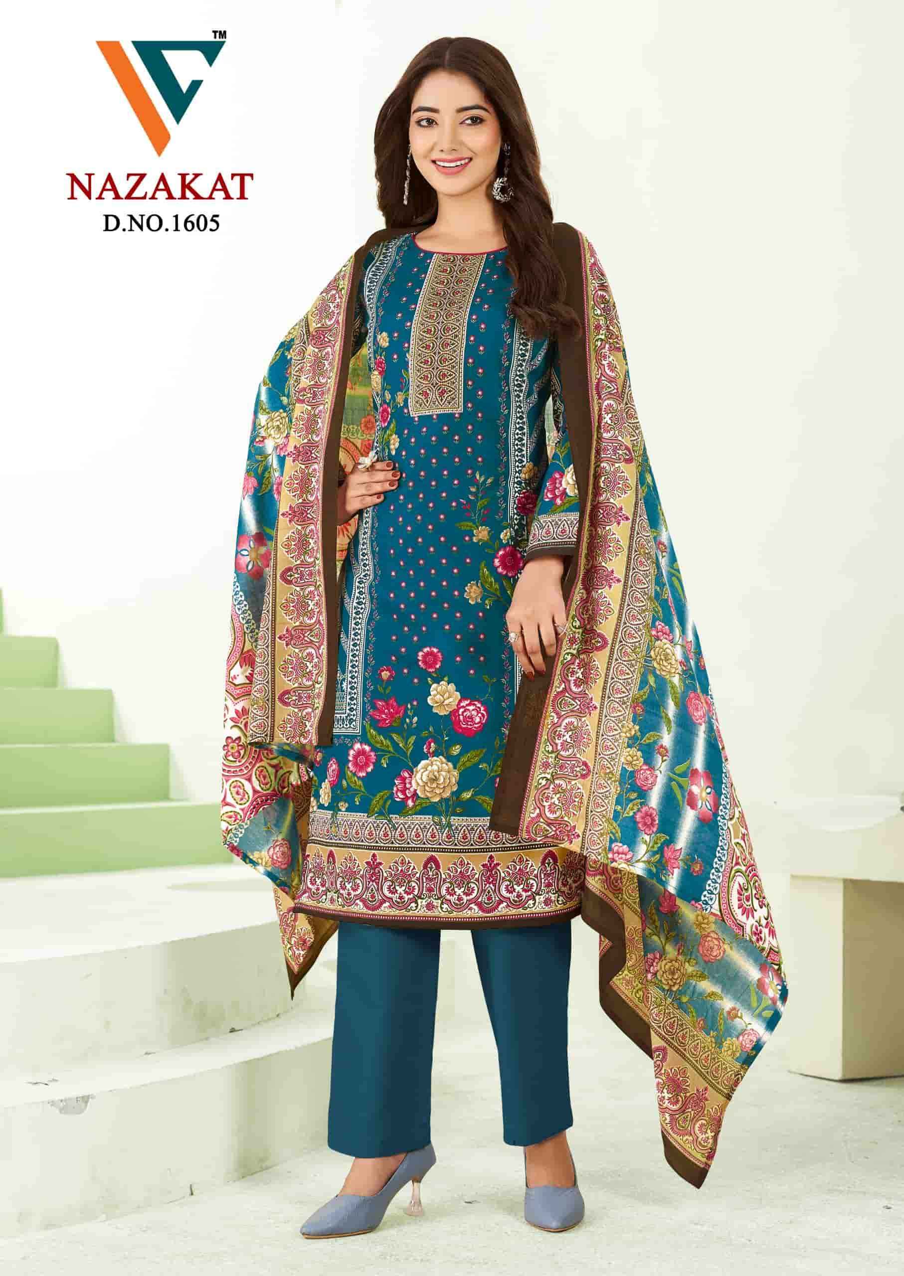 Vandana Fashion Nazakat Vol 16 Printed Cotton Dress Material Wholesale Collection ( 8 Pcs Catalog )
