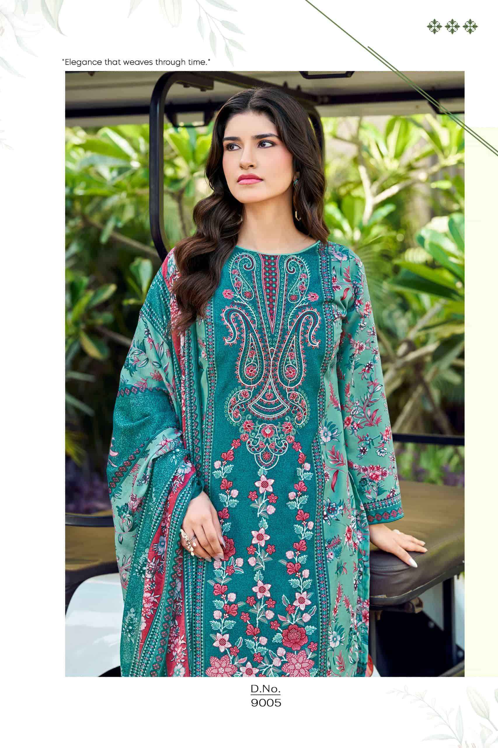 Vandana Fashion Shahzadi Vol 9 Cotton Dress Material Wholesale Price ( 8 Pcs Catalogue )