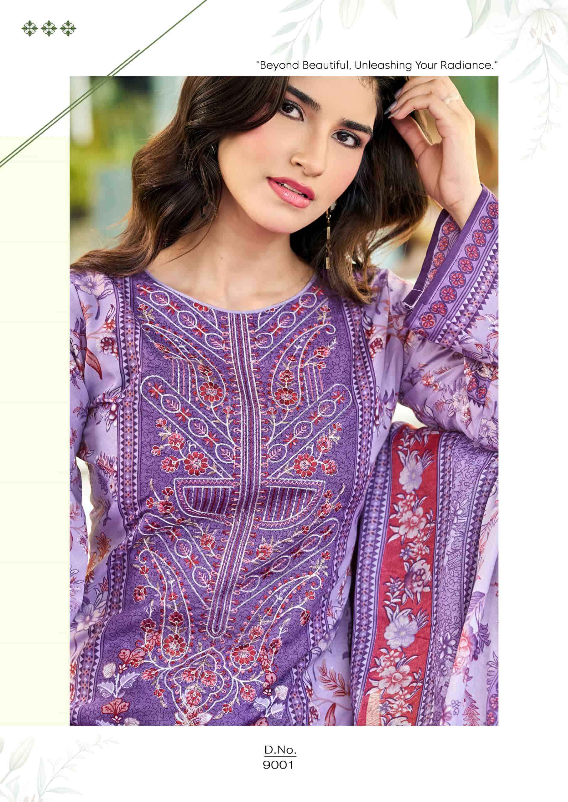 Vandana Fashion Shahzadi Vol 9 Cotton Dress Material Wholesale Price ( 8 Pcs Catalogue )