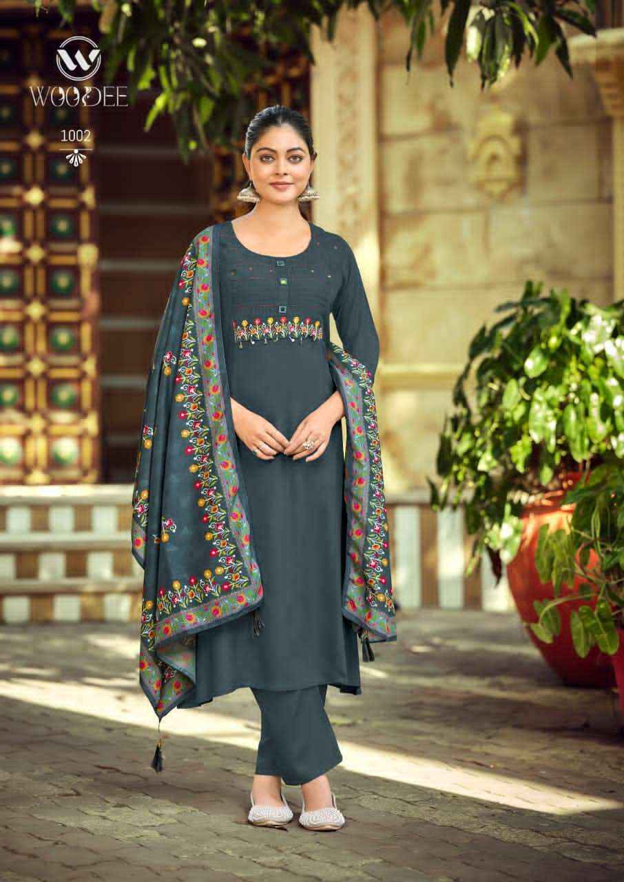 Woodee Fashion Sahiba Rayon Readymade Suits Wholesale Price ( 6 Pcs Catalogue )