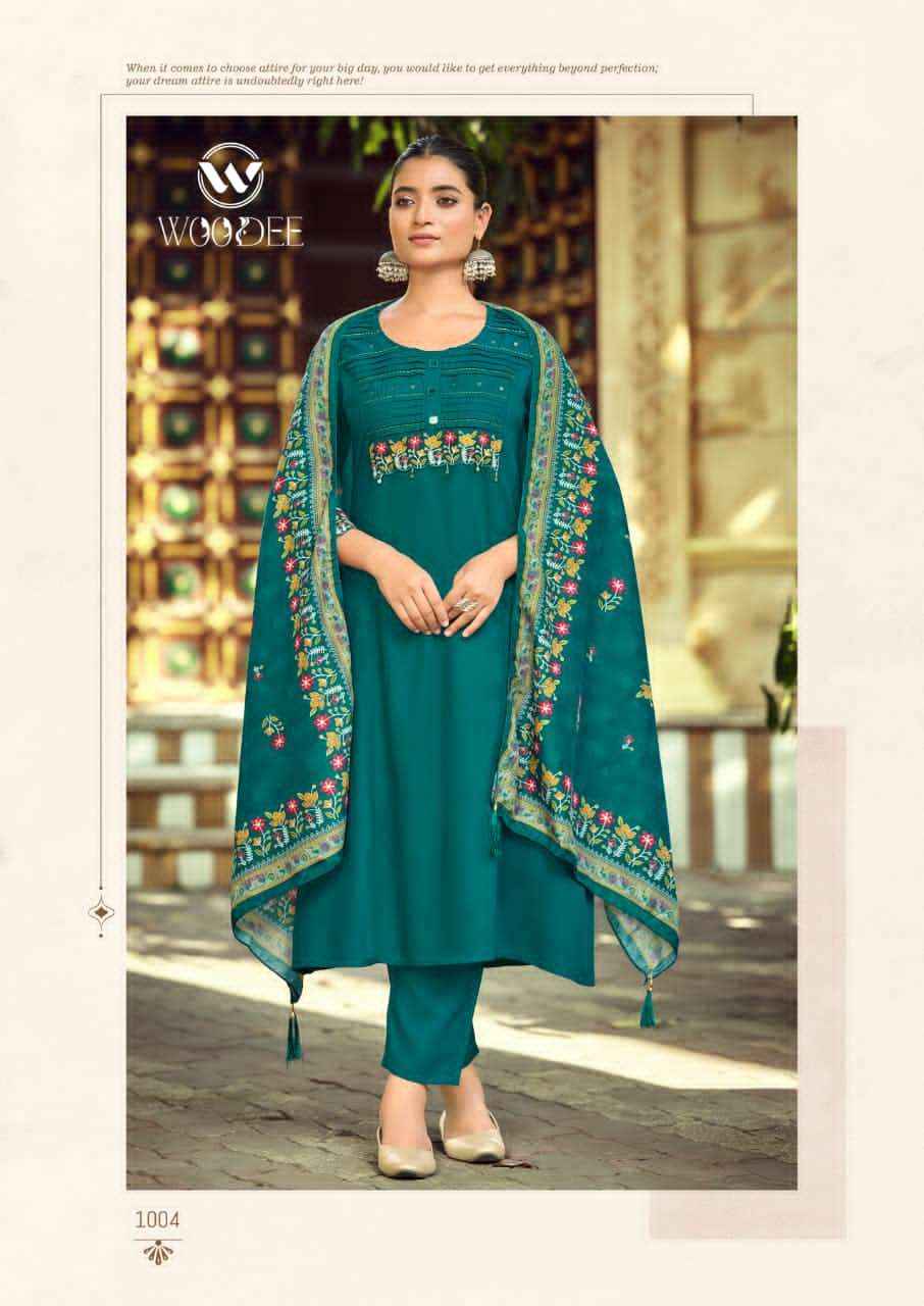 Woodee Fashion Sahiba Rayon Readymade Suits Wholesale Price ( 6 Pcs Catalogue )