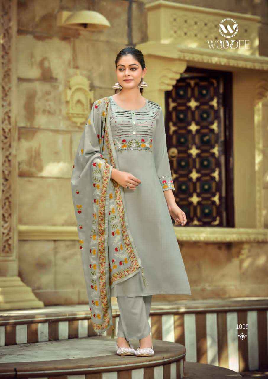 Woodee Fashion Sahiba Rayon Readymade Suits Wholesale Price ( 6 Pcs Catalogue )