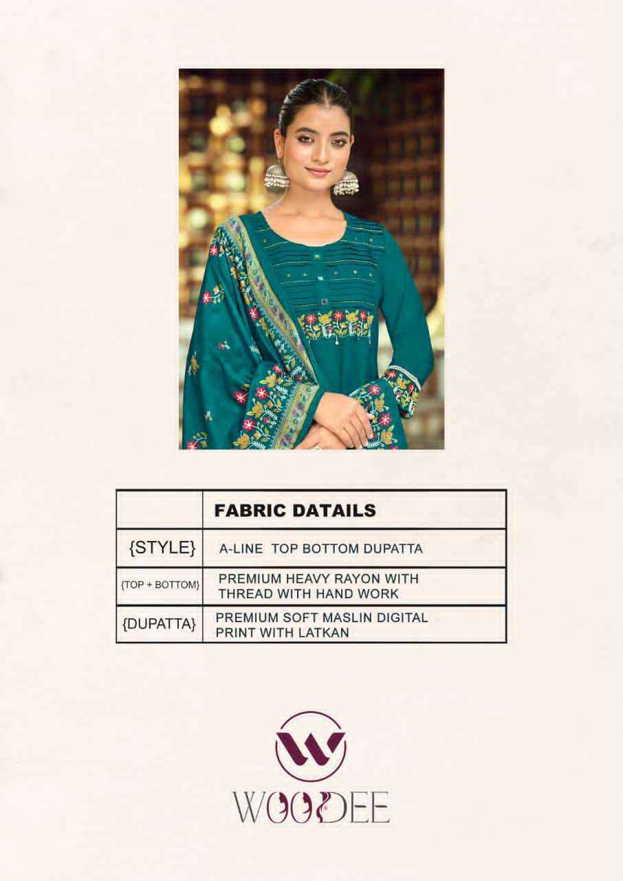 Woodee Fashion Sahiba Rayon Readymade Suits Wholesale Price ( 6 Pcs Catalogue )