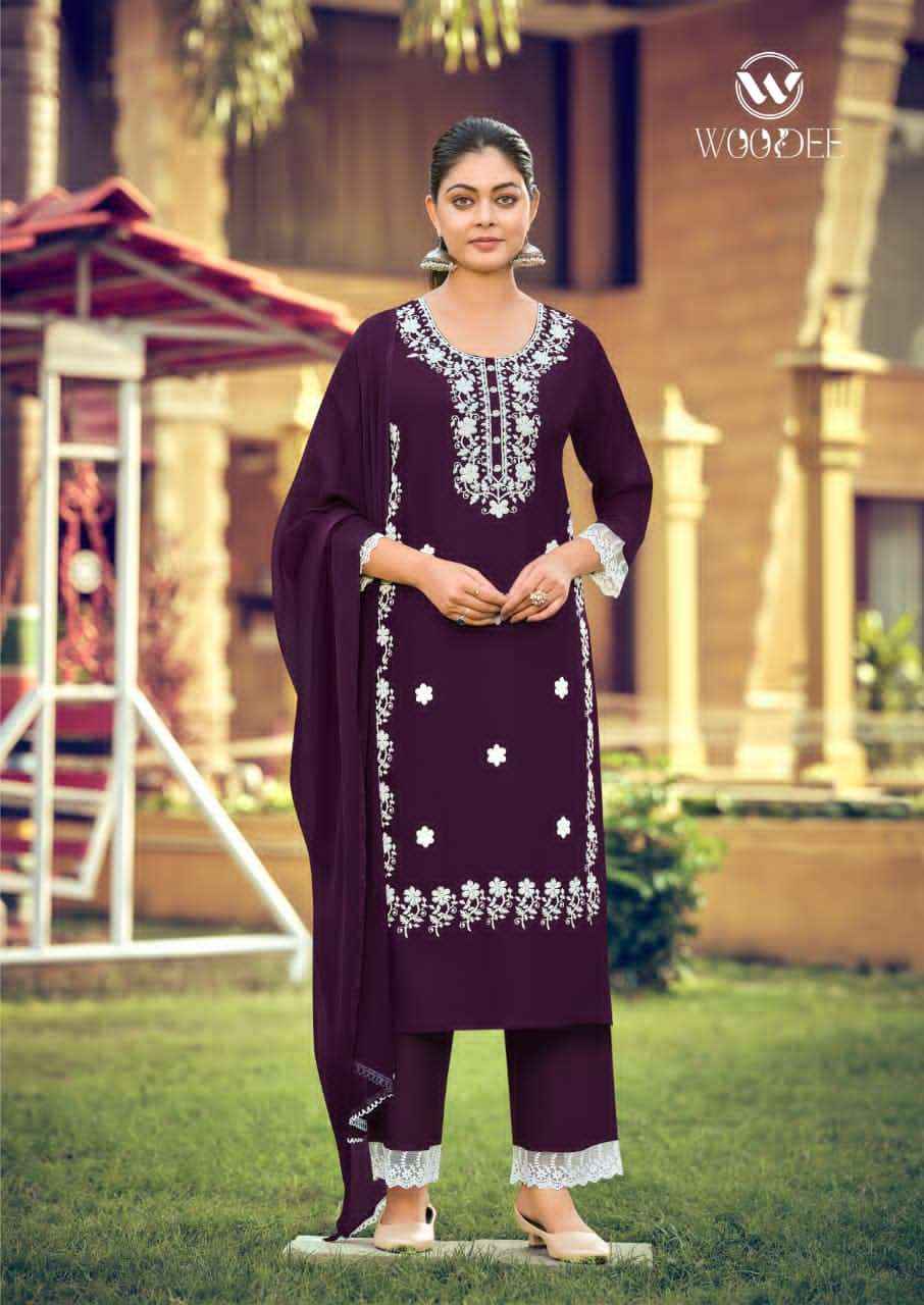 Woodee Fashion White Lotus Vol 3 Rayon Wholesale Online Price ( 6 Pcs Catalogue )