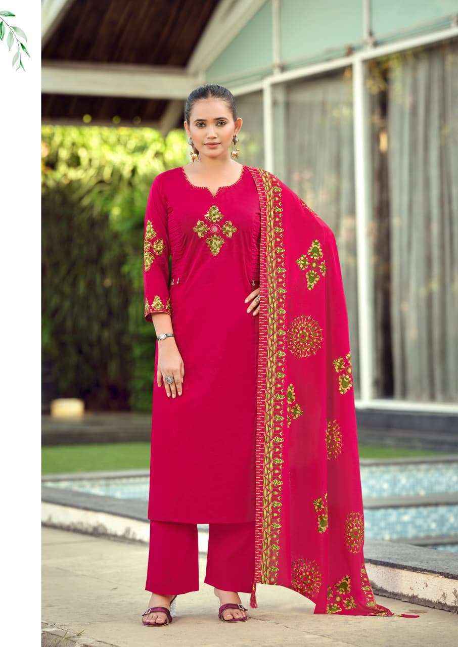 Woodee Haseen Cotton Readymade Suits
