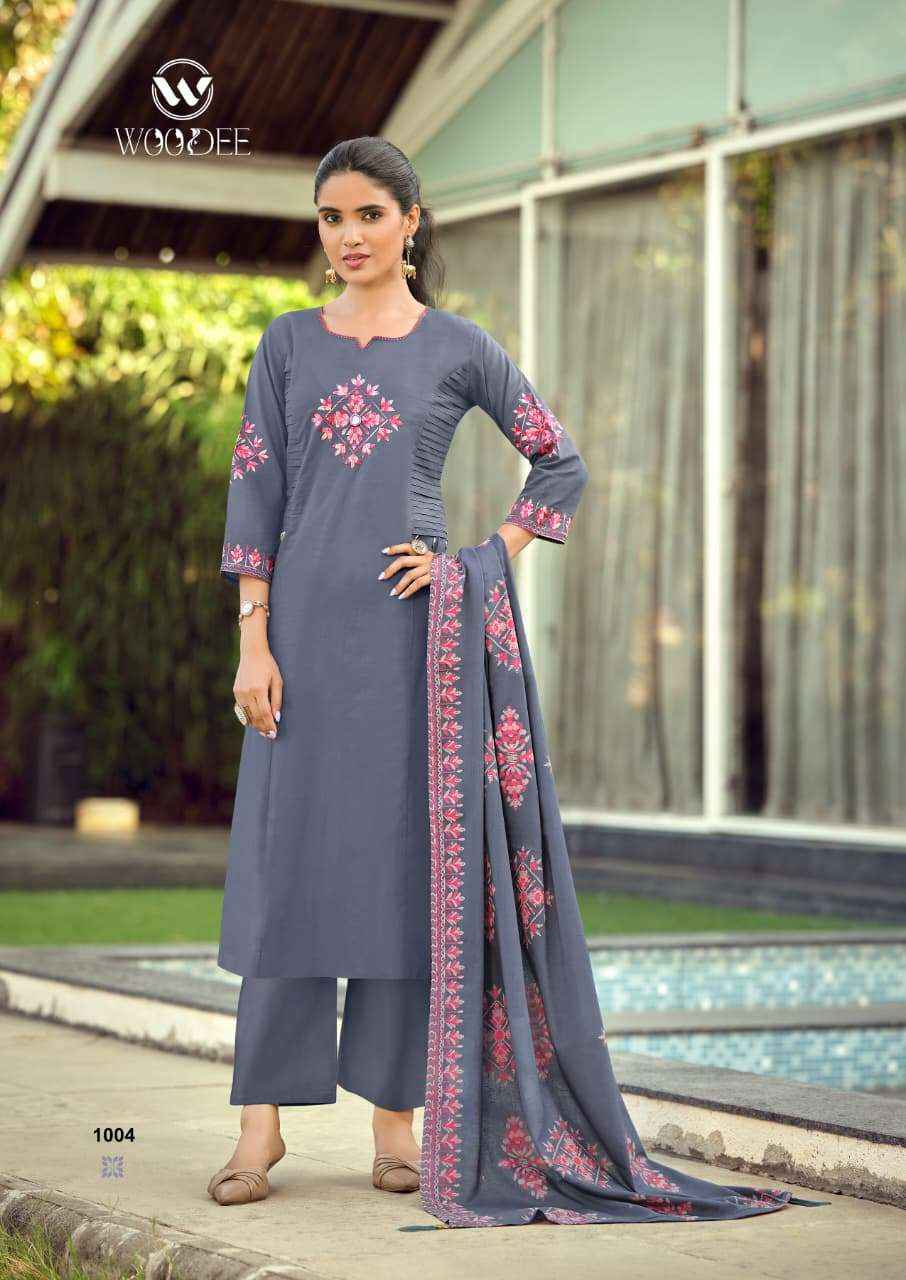 Woodee Haseen Cotton Readymade Suits