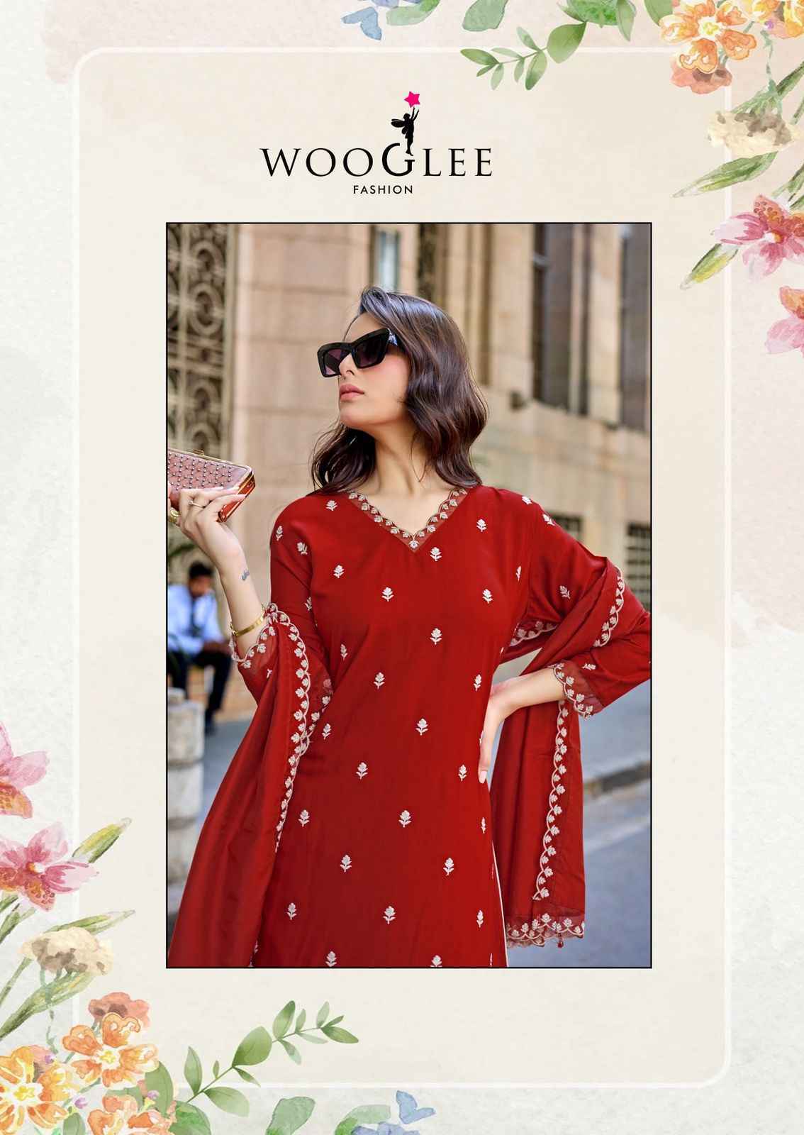 Wooglee Fashion Kalavati Rayon Kurti Combo Wholesale Price ( 4 pcs Catalogue )