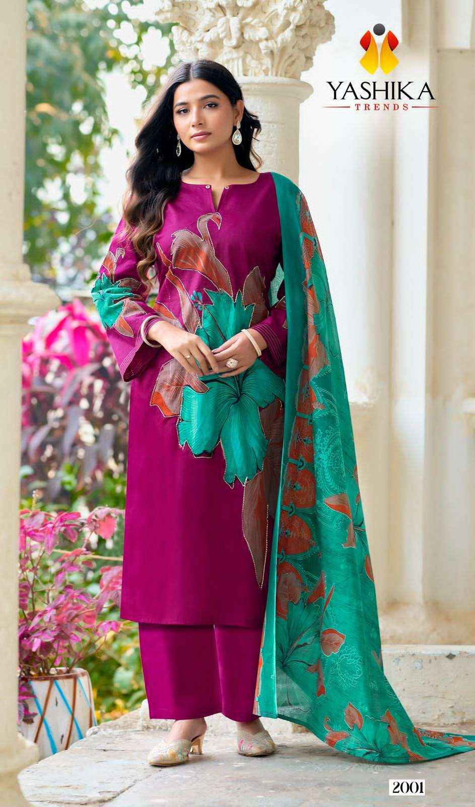 Yashika Anayisha Vol 2 Dress Material Wholesale Surat 5 Pcs Catalogue  