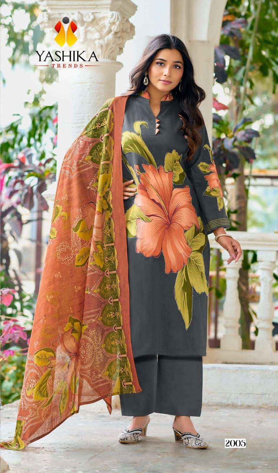 Yashika Anayisha Vol 2 Dress Material Wholesale Surat 5 Pcs Catalogue  