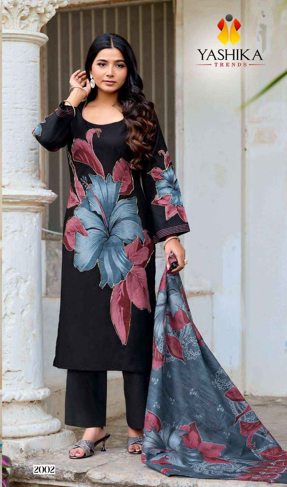 Yashika Anayisha Vol 2 Dress Material Wholesale Surat 5 Pcs Catalogue  
