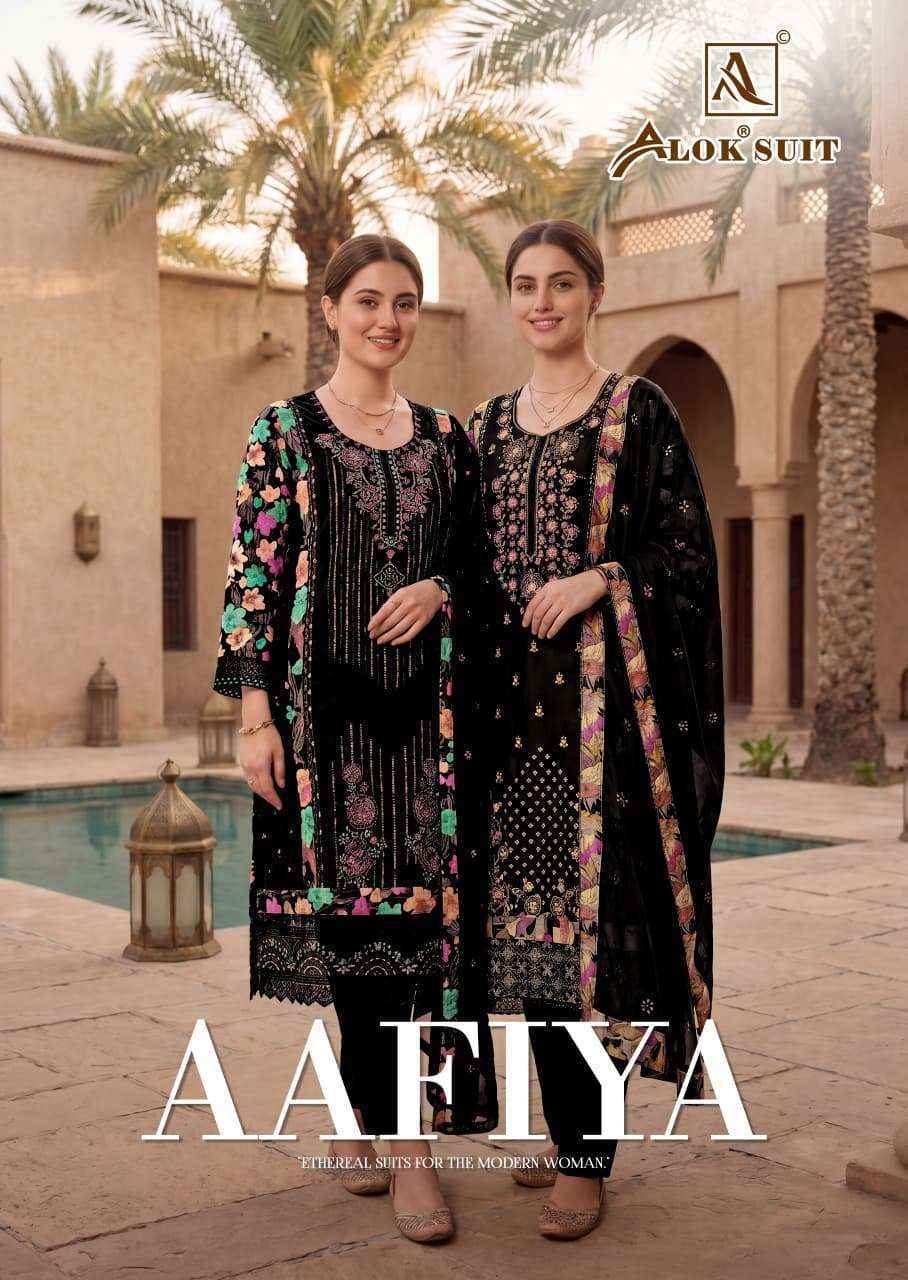 Alok Aafiya Viscose Reyon Dress Material _ _ Latest Catalogue Wholesale Price ( 6 Pcs Catalog )