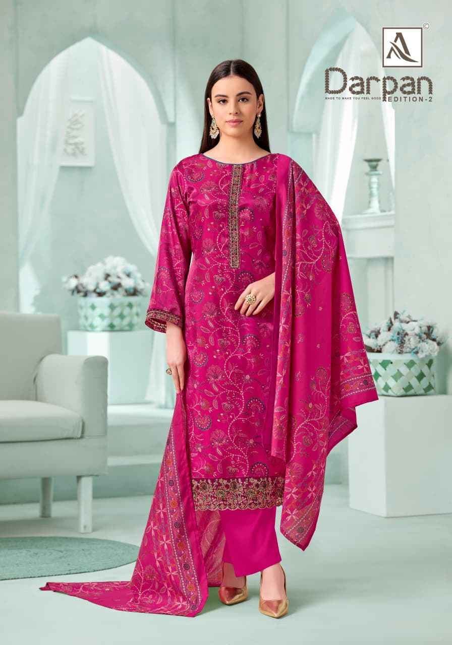 Alok Darpan Edition 2 Viscose Dress Material Wholesale Surat Rate ( 6 Pcs Catalog )