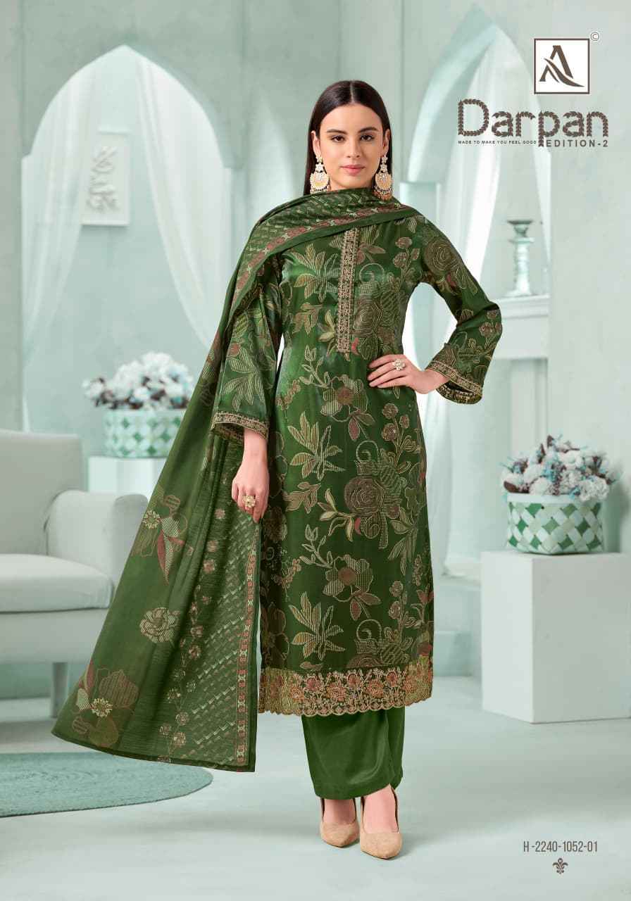 Alok Darpan Edition 2 Viscose Dress Material Wholesale Surat Rate ( 6 Pcs Catalog )