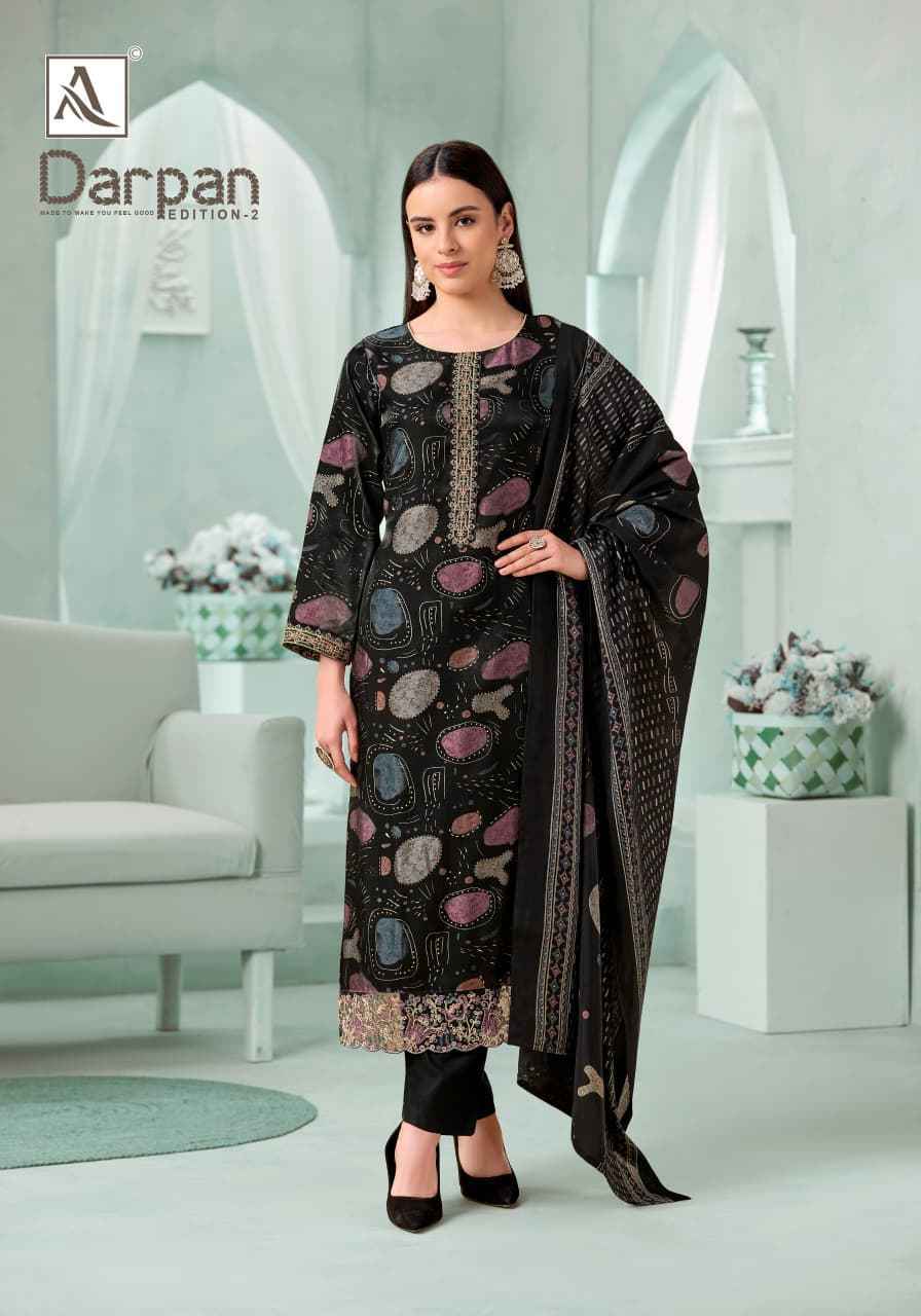 Alok Darpan Edition 2 Viscose Dress Material Wholesale Surat Rate ( 6 Pcs Catalog )