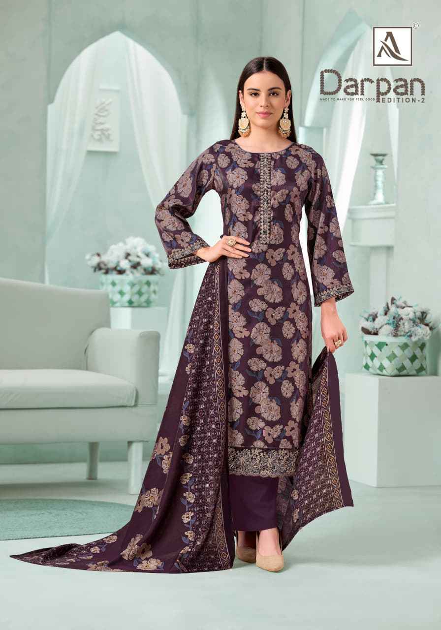 Alok Darpan Edition 2 Viscose Dress Material Wholesale Surat Rate ( 6 Pcs Catalog )