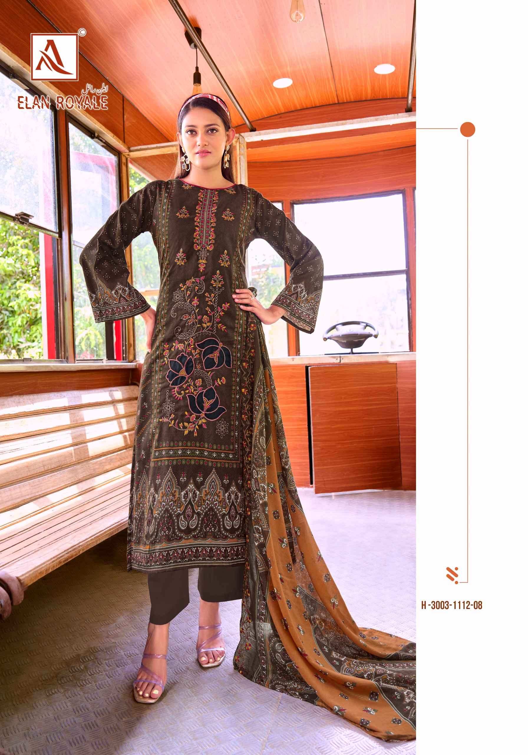 Alok Elan Royale Wholesale Price- WholesaleTextile Market ( 8 Pcs Catalogue )