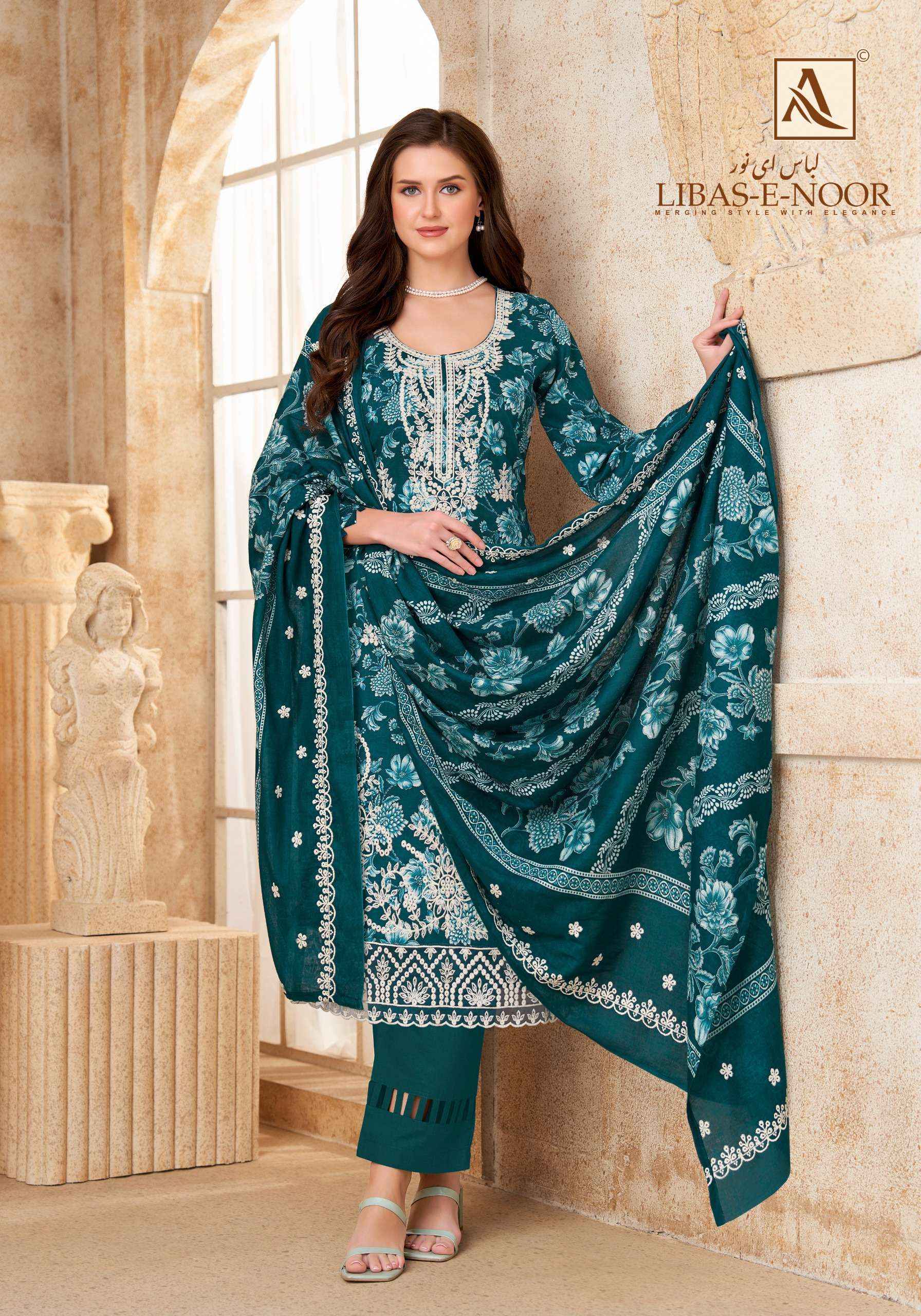 Alok Libas E Noor Wholesale Price  - Latest Catalogue Online Shopping ( 6 pcs Catalogue )