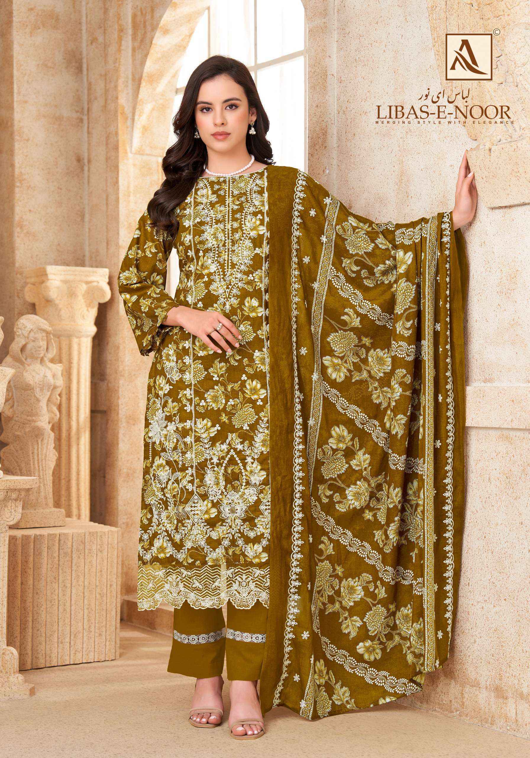 Alok Libas E Noor Wholesale Price  - Latest Catalogue Online Shopping ( 6 pcs Catalogue )