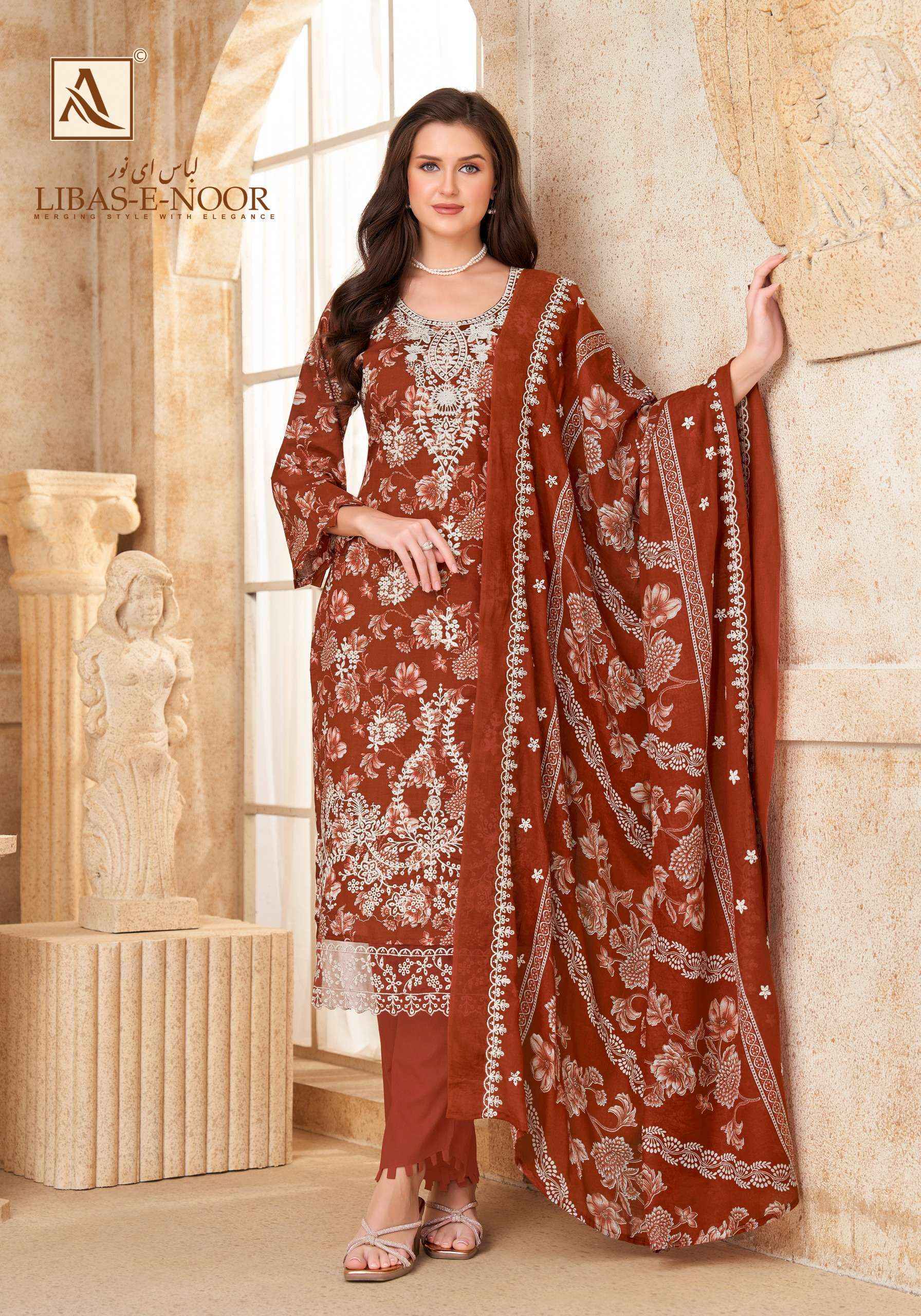 Alok Libas E Noor Wholesale Price  - Latest Catalogue Online Shopping ( 6 pcs Catalogue )
