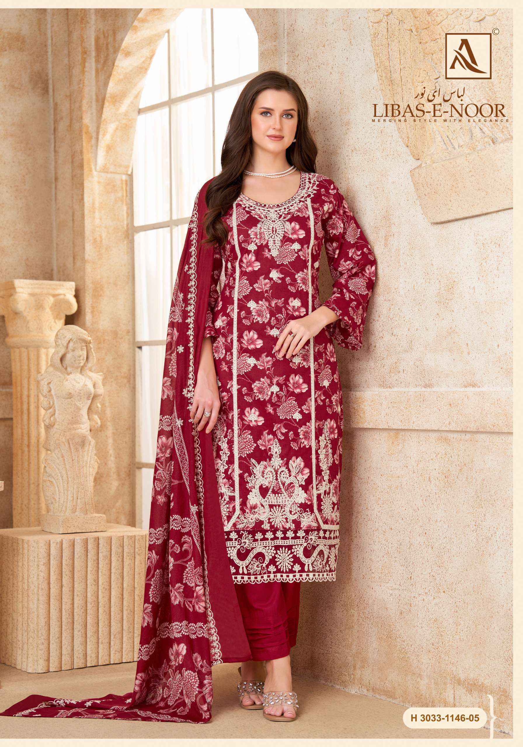 Alok Libas E Noor Wholesale Price  - Latest Catalogue Online Shopping ( 6 pcs Catalogue )
