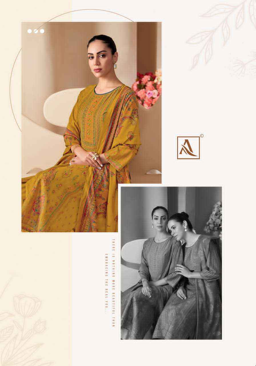 Alok Suit Amudha Premium Wear Ladies Dress _ Wholesale Surat Rate ( 6 Pcs Catalog )
