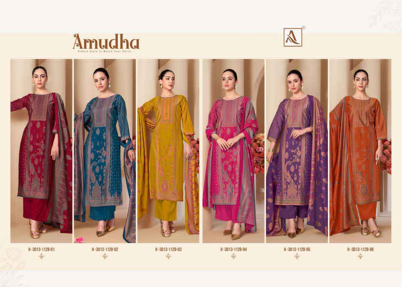 Alok Suit Amudha Premium Wear Ladies Dress _ Wholesale Surat Rate ( 6 Pcs Catalog )
