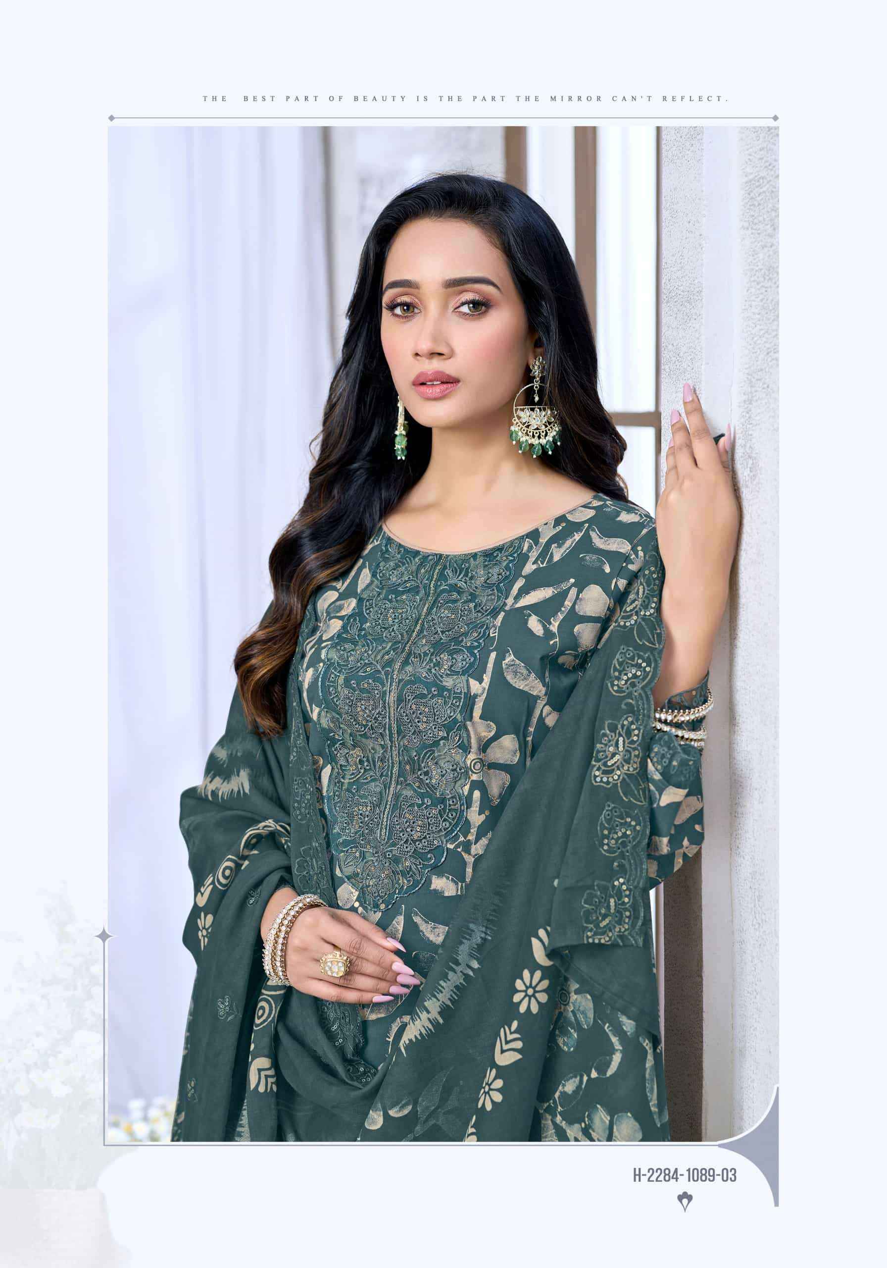 Alok Suit Farinaz factory direct wholesale clothing india price ( 4 Pcs Catalogue )