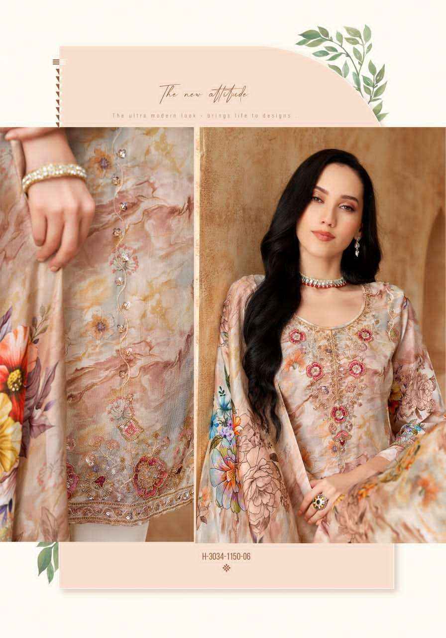 Alok Suit Festival Beats Fancy Muslin Dress Material _  Wholesale surat Rate ( 6 Pcs catalog )