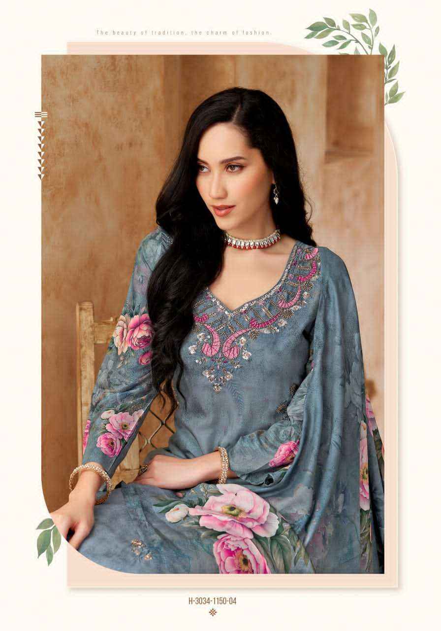 Alok Suit Festival Beats Fancy Muslin Dress Material _  Wholesale surat Rate ( 6 Pcs catalog )