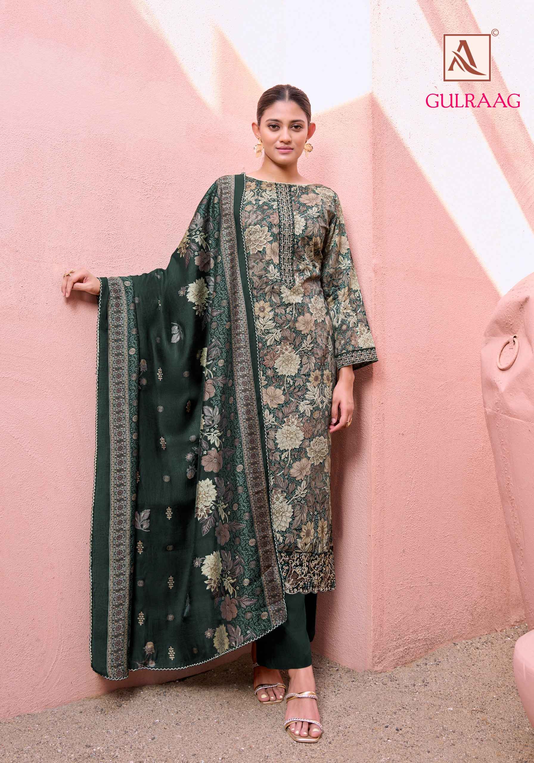 Alok Suit Gulraag Wholesale market surat ( 6 Pcs Catalogue )